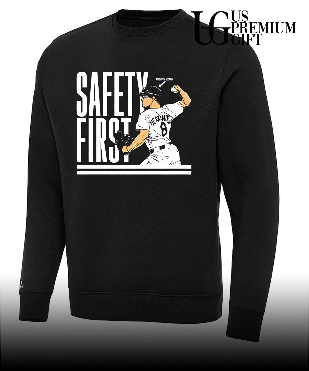 Kike Hernandez Safety First Los Angeles Dodgers baseball shirt