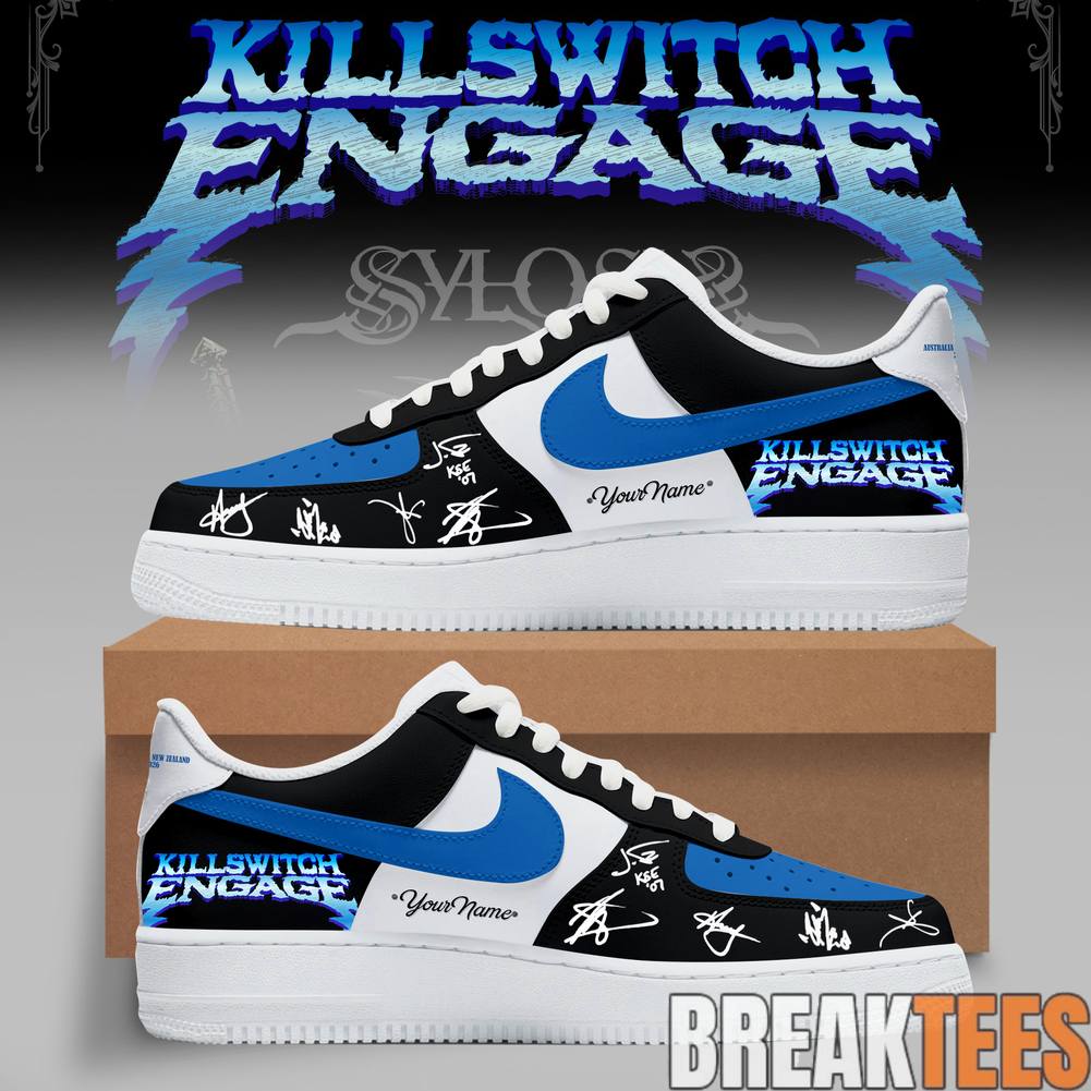 Killswitch Engage Australia and New Zealand Tour 2026 Custom Air Force 1