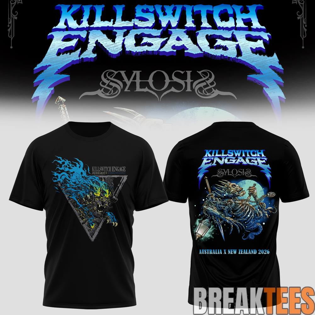 Killswitch Engage Australia and New Zealand Tour 2026 Shirt