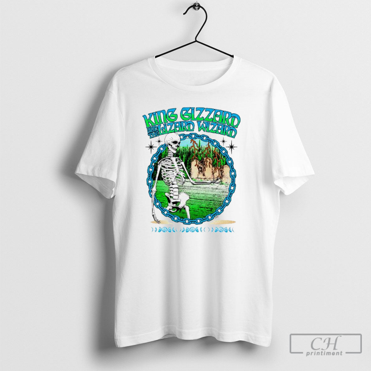 King Gizzard And The Lizard Wizard Skull Shirt Tee