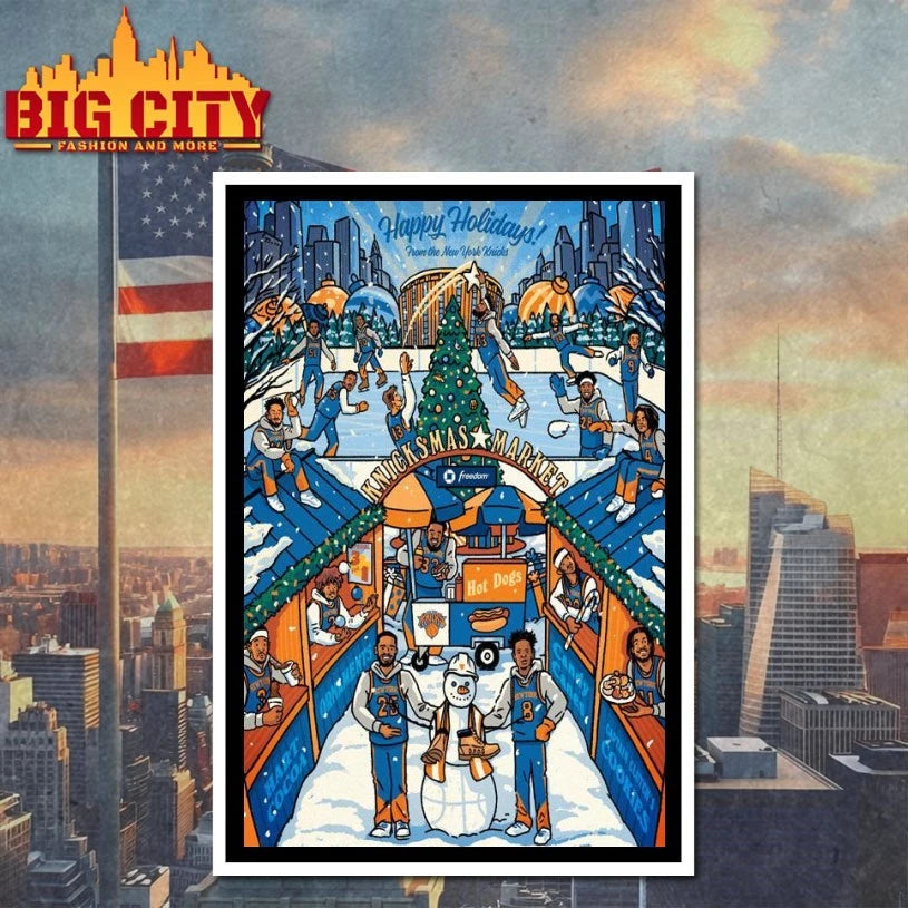 Knicks Merry Knicksmas Holiday Poster shirt