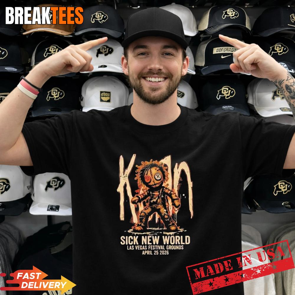 Korn Sick New World Festival 2026 At Las Vegas Festival Grounds On April 25 2026 T-Shirt