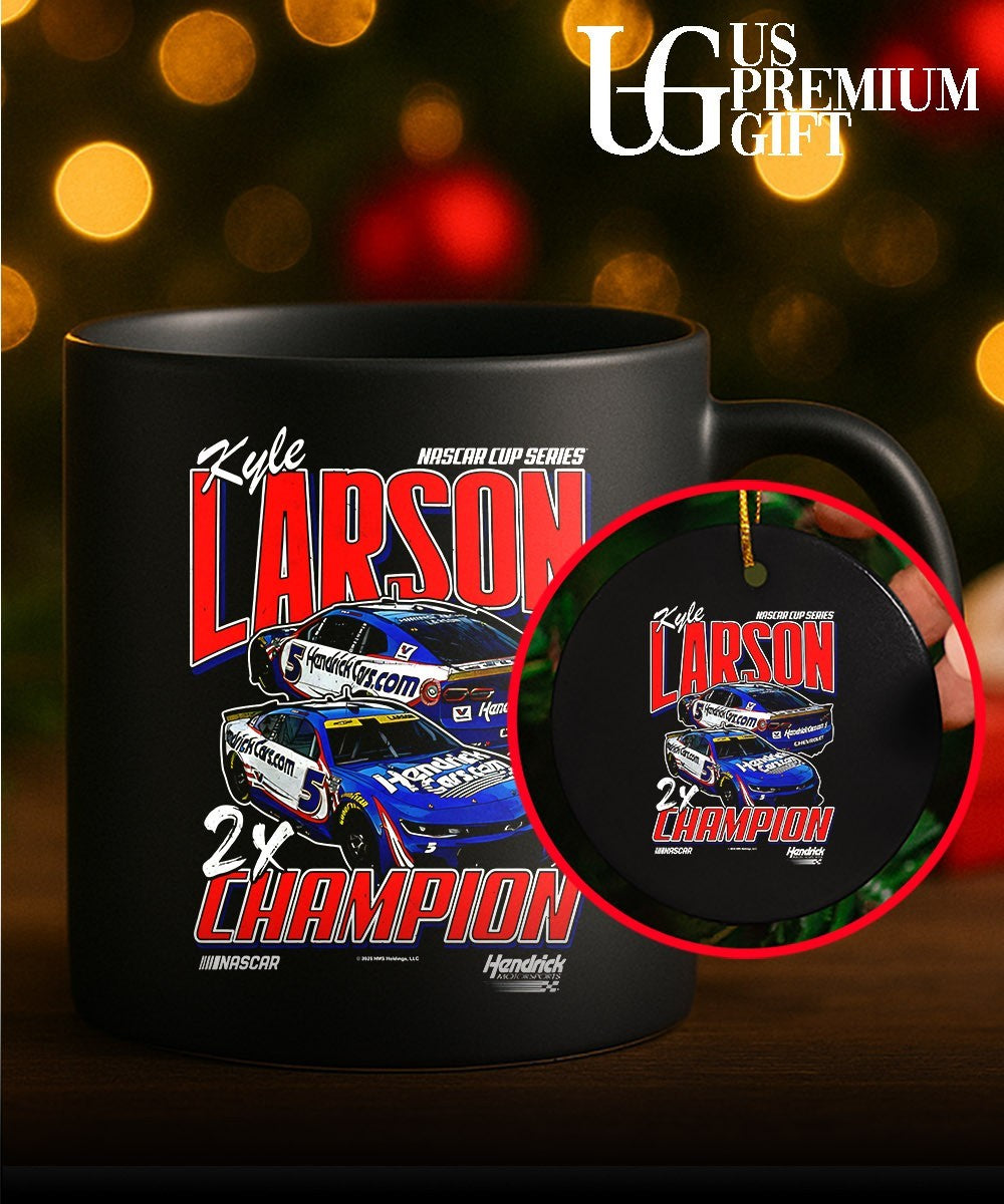 Kyle Larson Mad Engine 2X Nascar Cup Series Champions signature shirt
