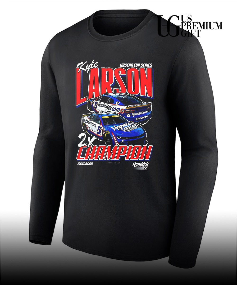 Kyle Larson Mad Engine 2X Nascar Cup Series Champions signature shirt