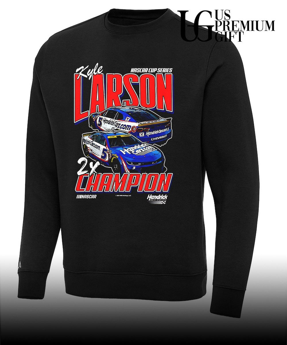 Kyle Larson Mad Engine 2X Nascar Cup Series Champions signature shirt