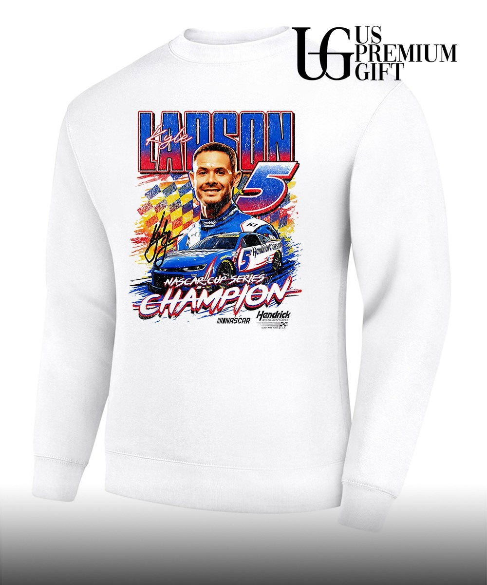 Kyle Larson Mad Engine Nascar Cup Series Champions signature shirt