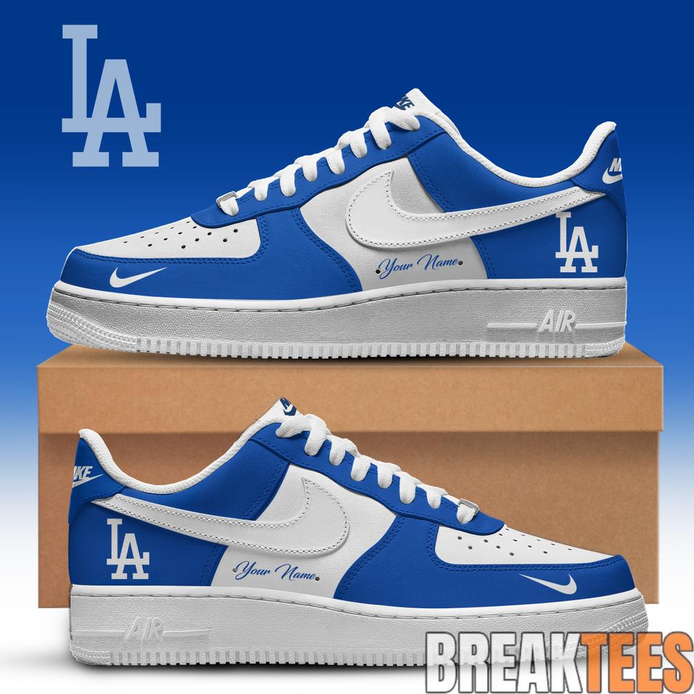 LA Dodgers Special Edition Air Force 1 Low Custom For Fans