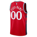LA Clippers Unisex 202425 Custom Swingman Jersey - Statement Edition - Red Style 1