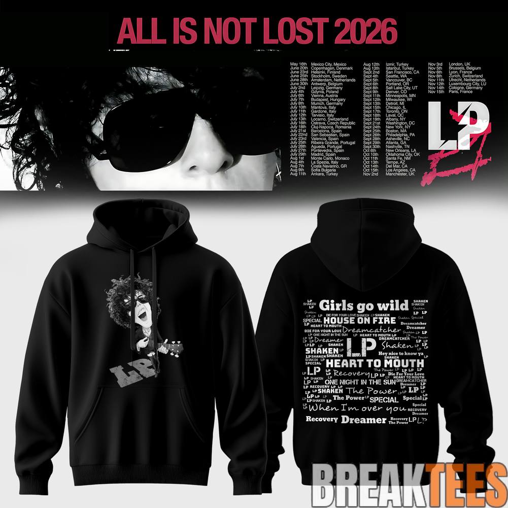 LP All Is Not Lost Tour 2026 Black Hoodie