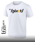 Lamar Jackson wearing the pivot definition shirt