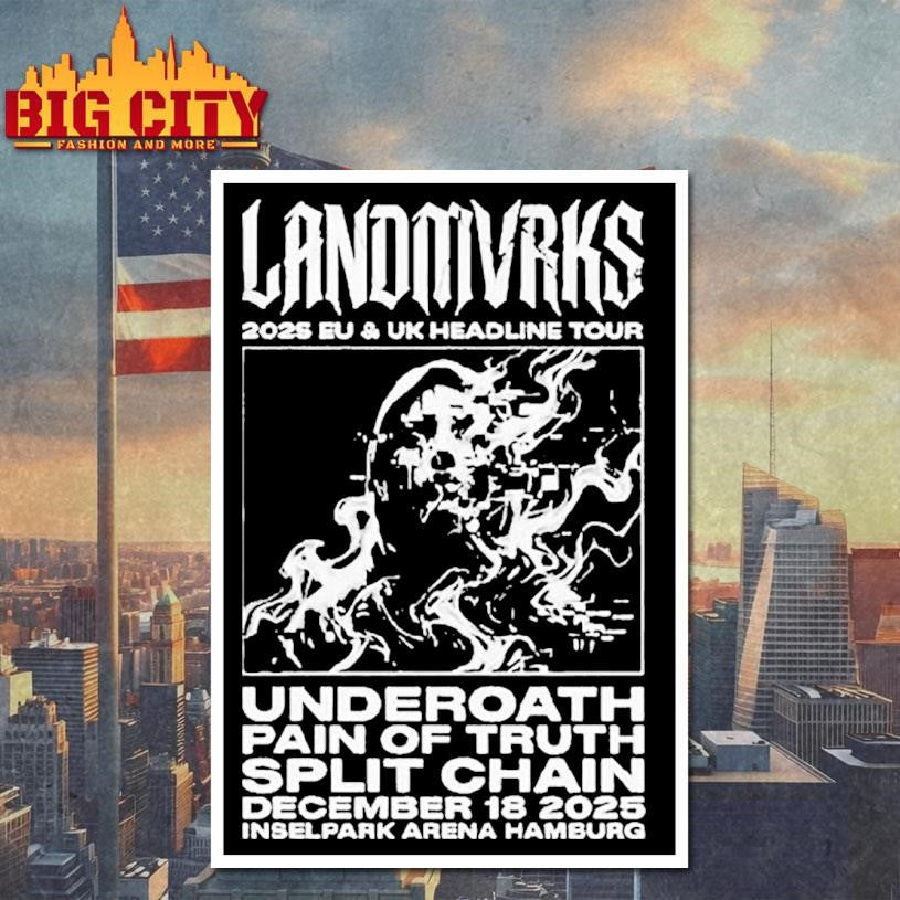 Landmvrks 2025 Eu And Uk Headline Tour At Inselpark Arena Hamburg December 18 Shirt