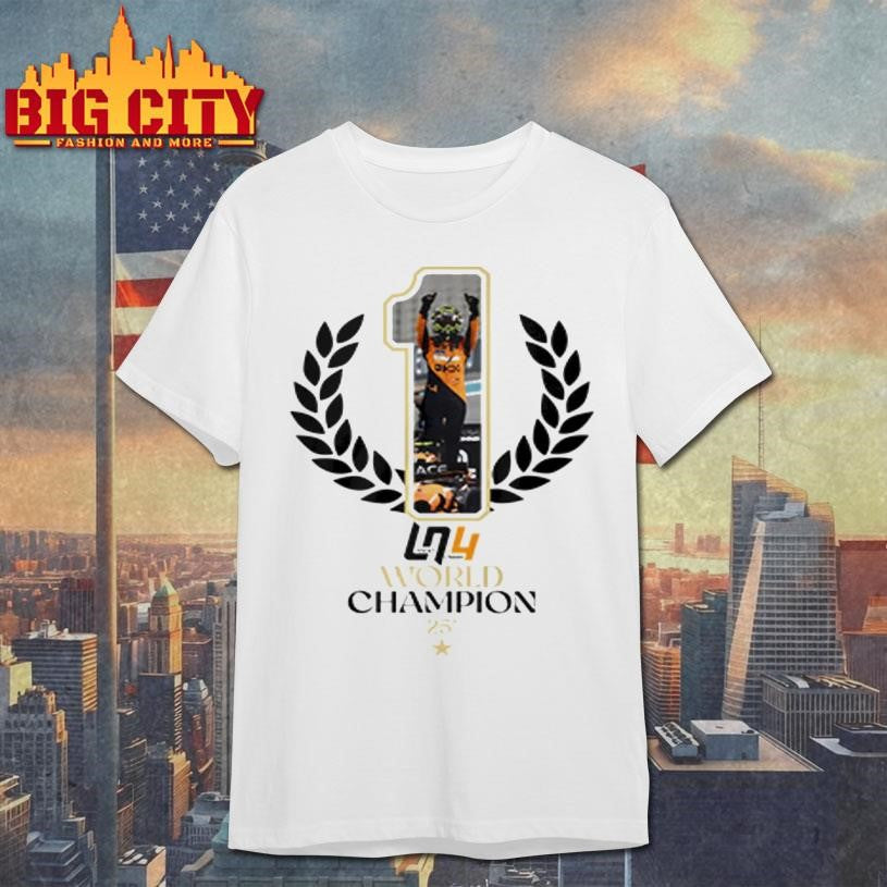 Lando Norris F1 2025 World Champion Shirt