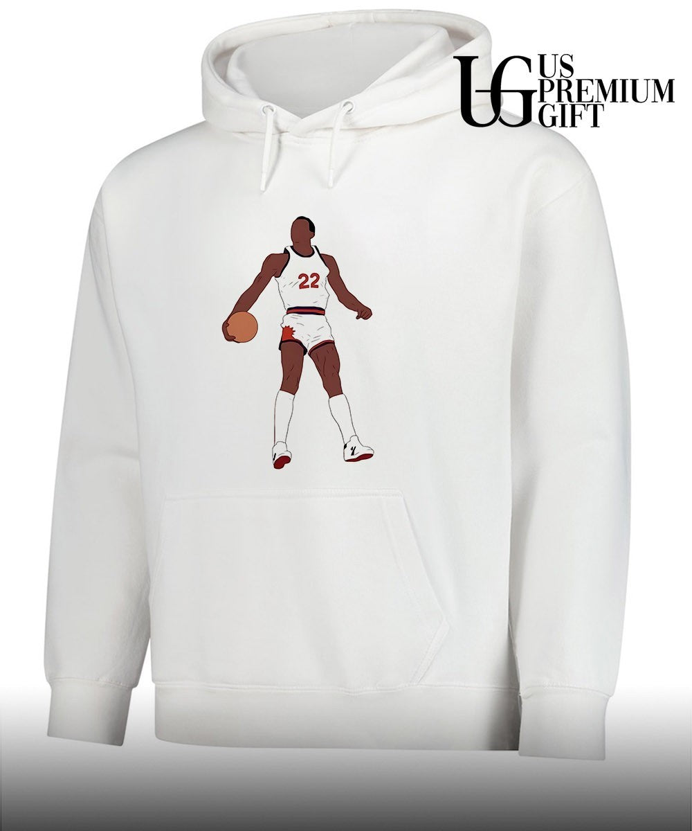 Larry Nance Jr. wearing Larry Nance Dunk shirt