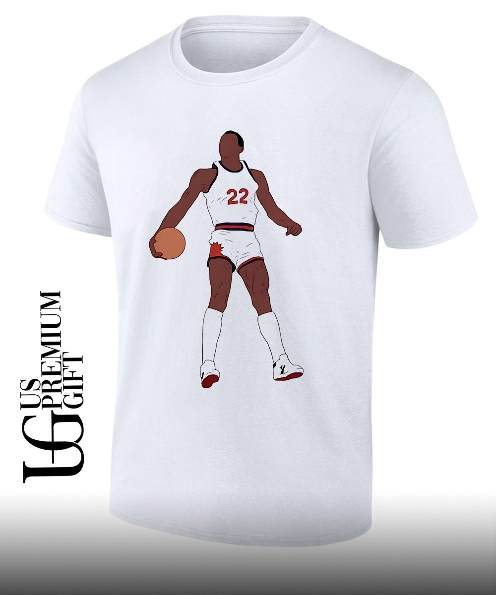 Larry Nance Jr. wearing Larry Nance Dunk shirt