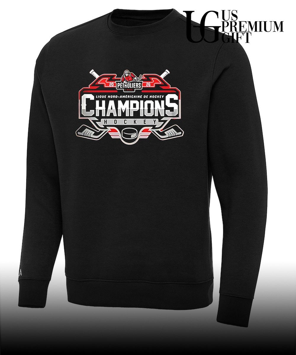 Laval Petroliers Championnes Ligue Nord-Americaine de Hockey 2026 logo shirt