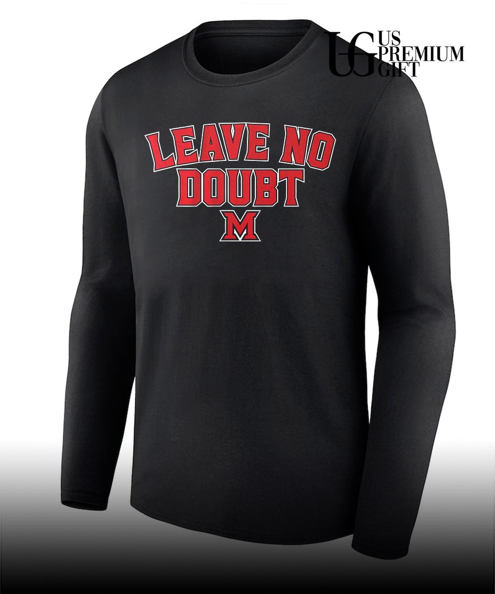 Leave No Doubt Miami RedHawks Basketball logo shirt