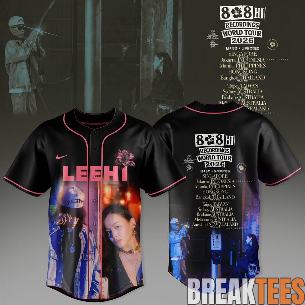 LeeHi x Dok2 808 HI Recordings World Tour 2026 Baseball Jersey
