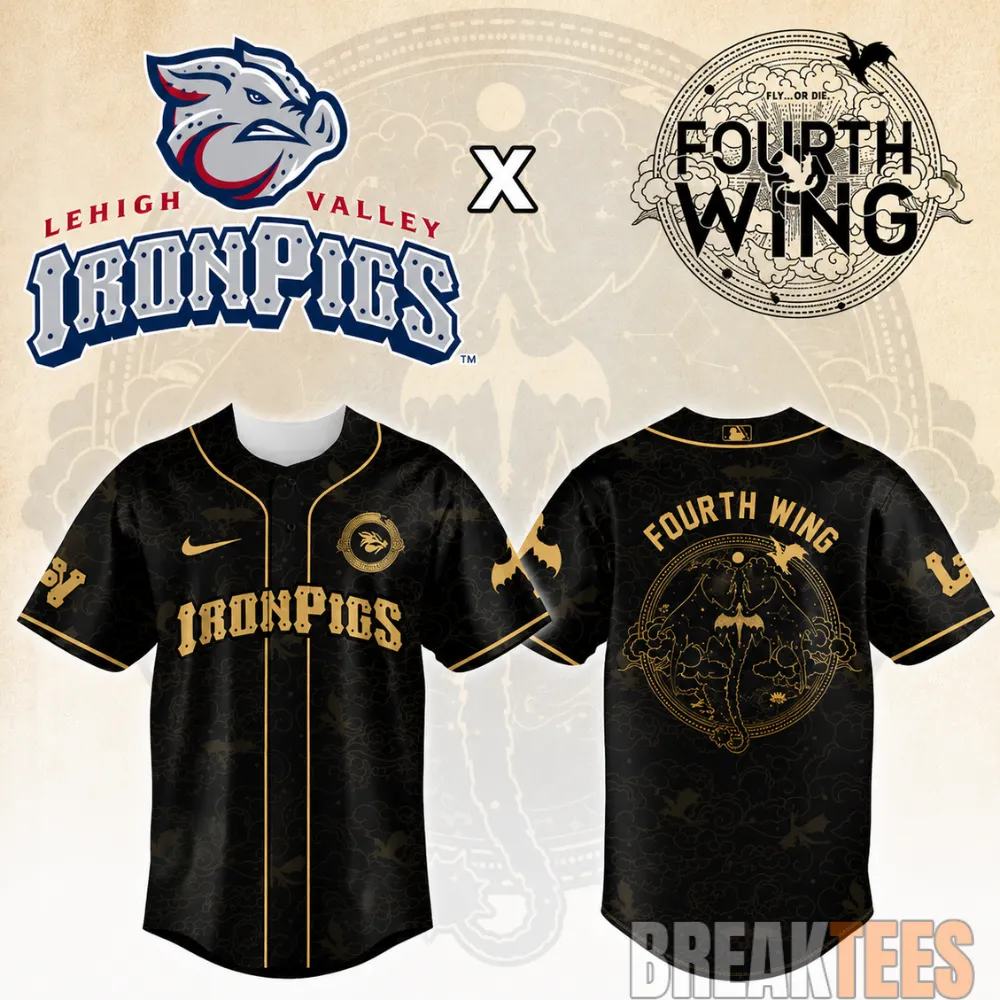 Lehigh Valley Ironpigs Fourth Wing Night 2026 MiLB Game Jersey