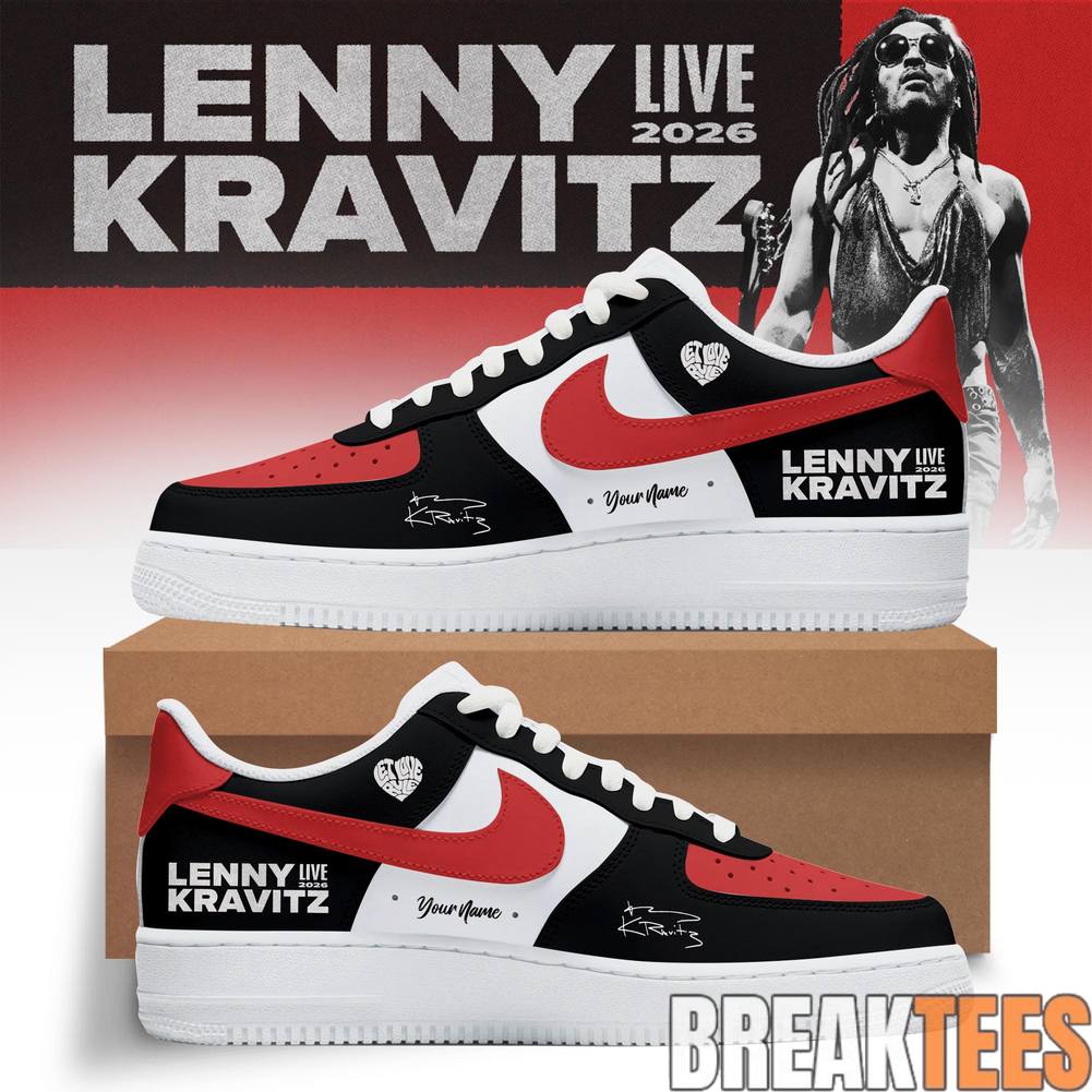 Lenny Kravitz Live 2026 Custom Air Force 1 Sneaker