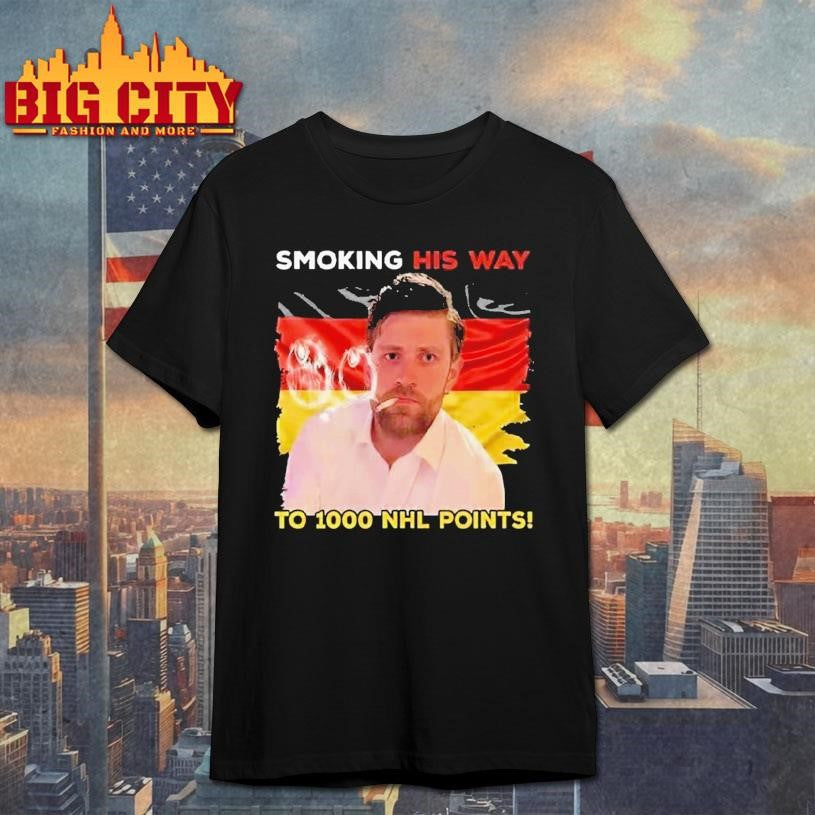 Leon Draisaitl Smoking His Way To 1000 Point Shirt