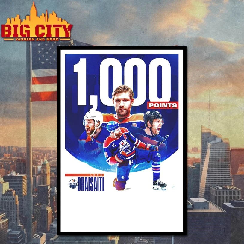 Leon Draisaitl The Legend Of Drai 1,000 Points Shirt