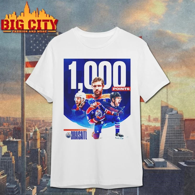 Leon Draisaitl The Legend Of Drai 1,000 Points Shirt