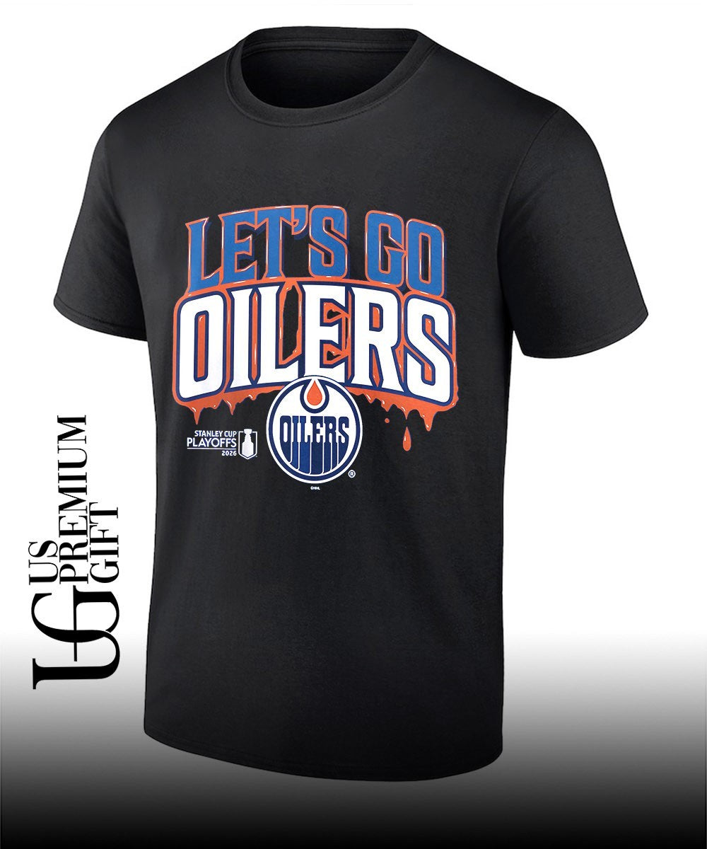 Let’s Go Edmonton Oilers NHL 2026 Stanley Cup Playoffs slogan shirt