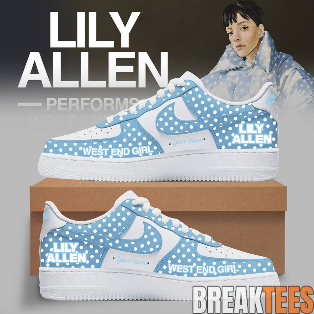 Lily Allen West End Girl Tour 2026 Custom AF1 Sneaker