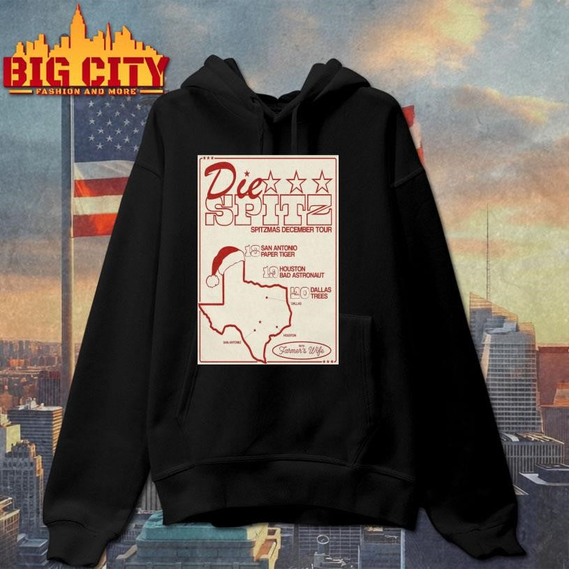 Limited Edition Die Spitz Spitzmas December Tour 2025 Poster Shirt