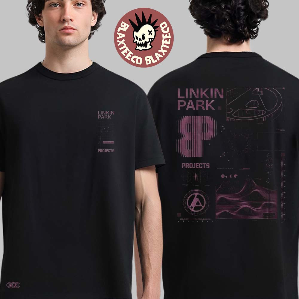 Linkin Park Brooklyn Projects 2025 Frequency Black T-Shirt
