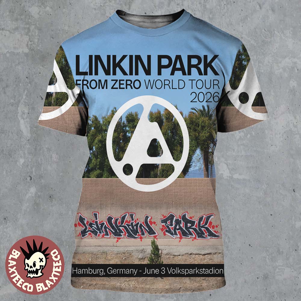 Linkin Park From Zero 2026 Tour Hamburg Germany Night 2 Poster At Volksparkstadion On June 3 2026 All Over Print Shirt
