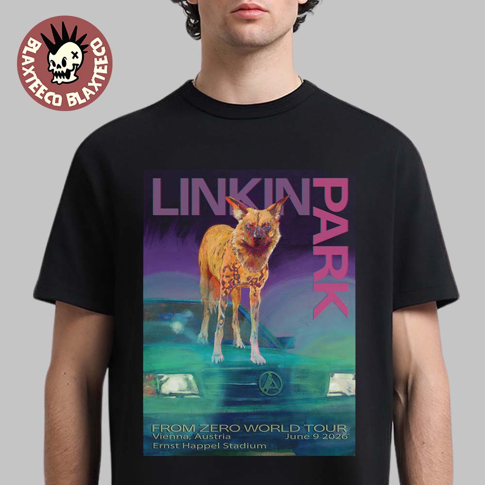 Linkin Park From Zero 2026 Tour Vienna Austria Poster At Ernst Happel Stadium On June 9 2026 T-Shirt