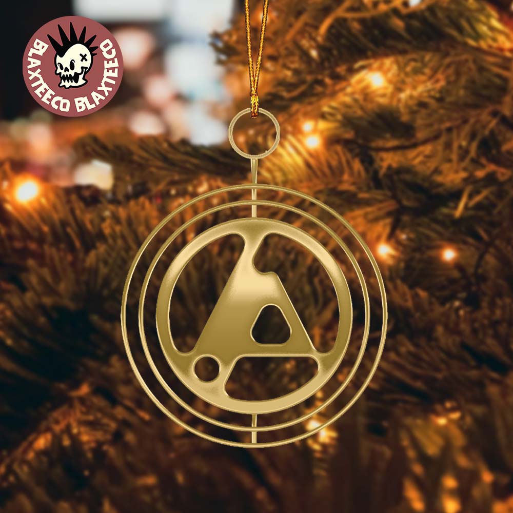Linkin Park Golden Plated Morph Icon Logo 2025 Christmas Tree Decorations Ornament