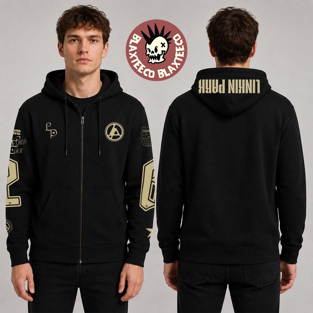 Linkin Park Munich Germany 2026 Exclusive Event Merch At Allianz Arena On 11 And 12 June 2026 From Zero Zip Up Hoodie