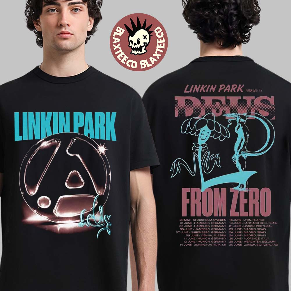 Linkin Park X Deus Ex Machina Download Festival 2026 Exclusive Merch Donington Park UK From 10 To 14 June 2026 Big Logo T-Shirt