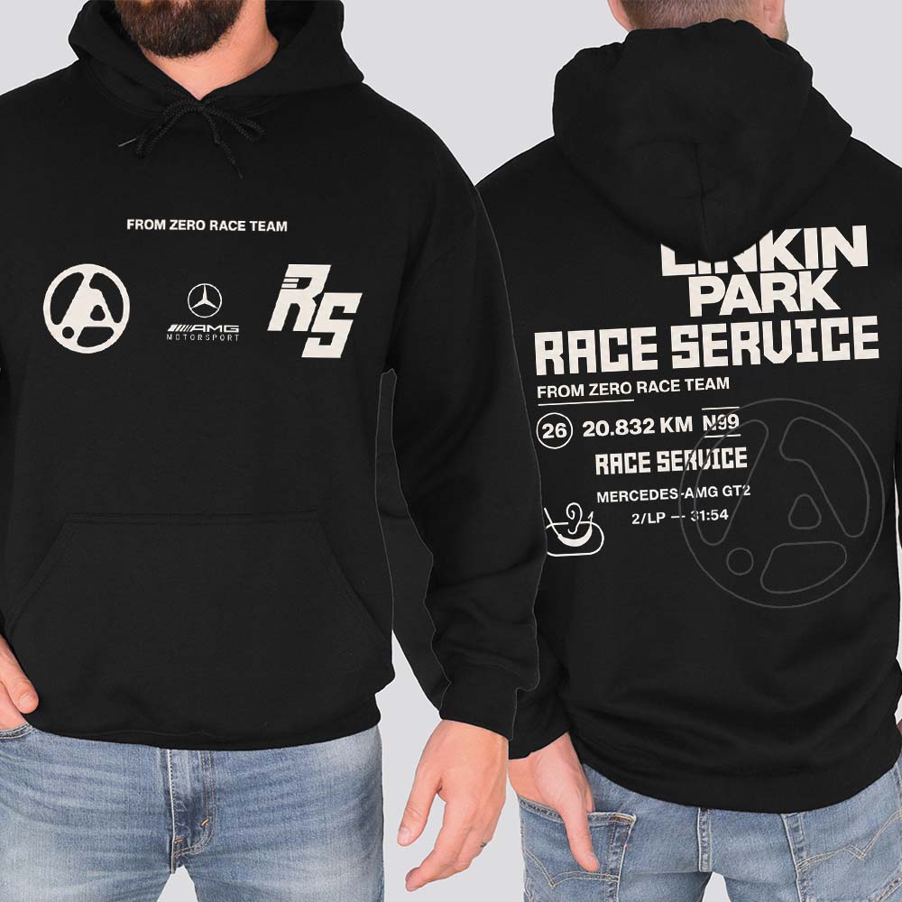 Linkin Park X Mercedes AMG Lounge x Rock Am Ring 2026 Merch From Zero Race Team Race Service Hoodie