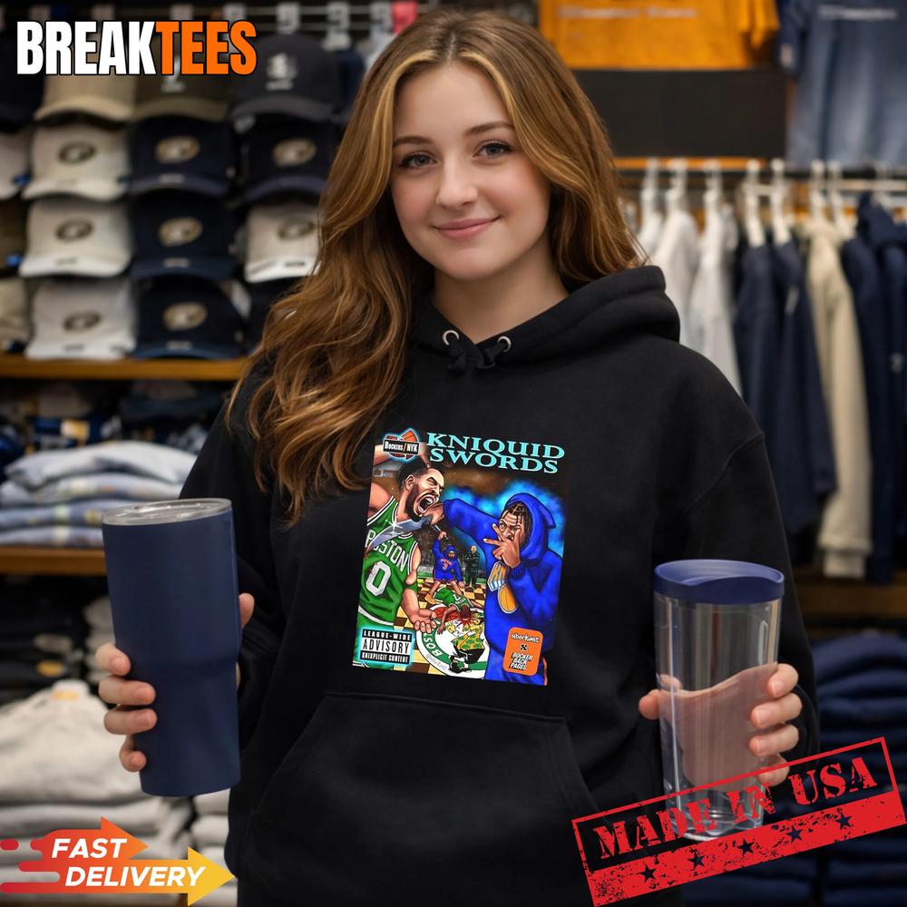 Liquid Swords New York Knicks Inspired by the album cover T-Shirt