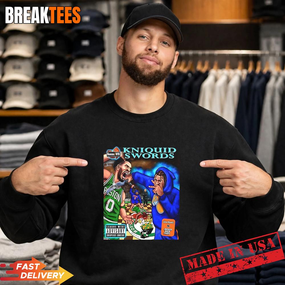 Liquid Swords New York Knicks Inspired by the album cover T-Shirt