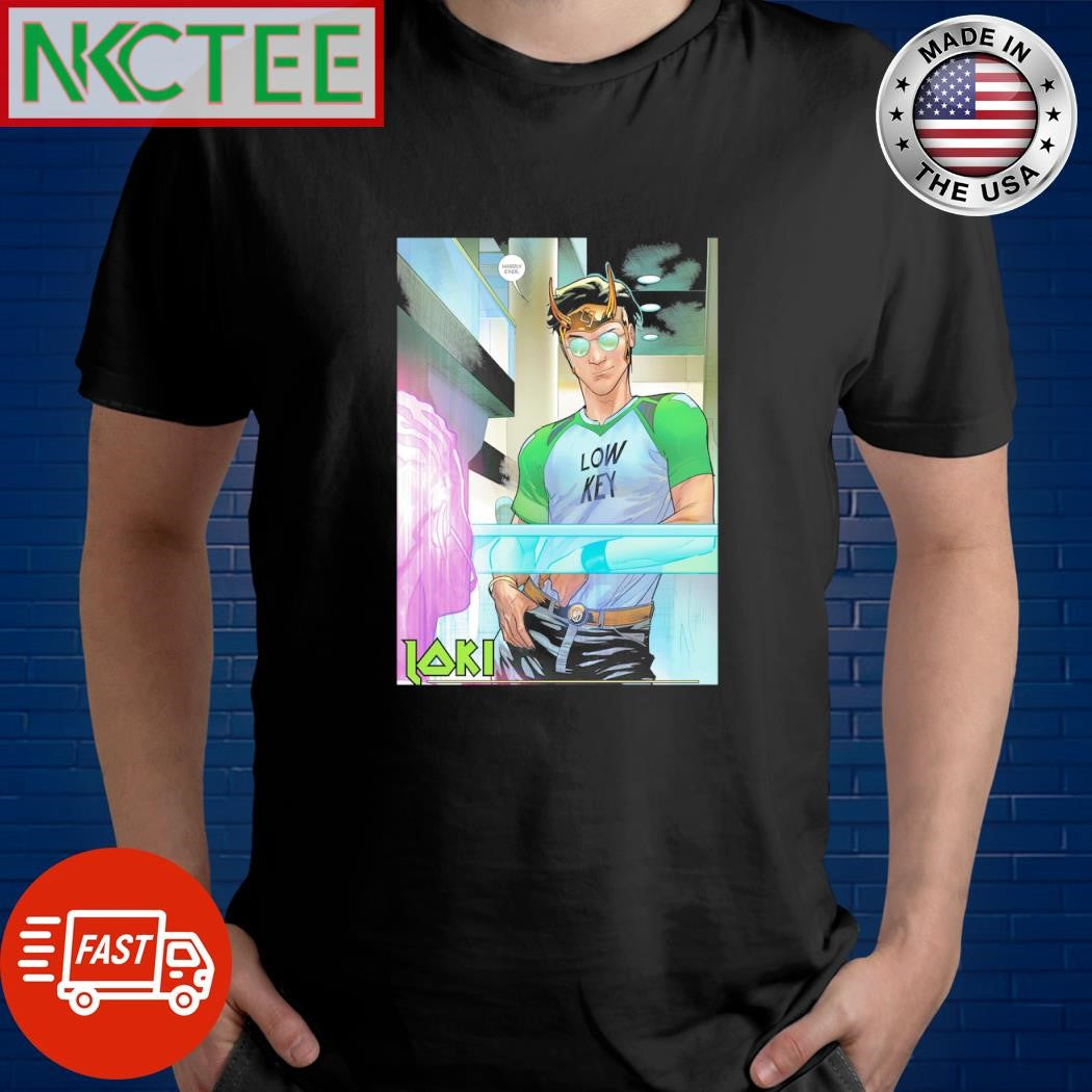 Loki, the God of Mischief comic Low Key shirt