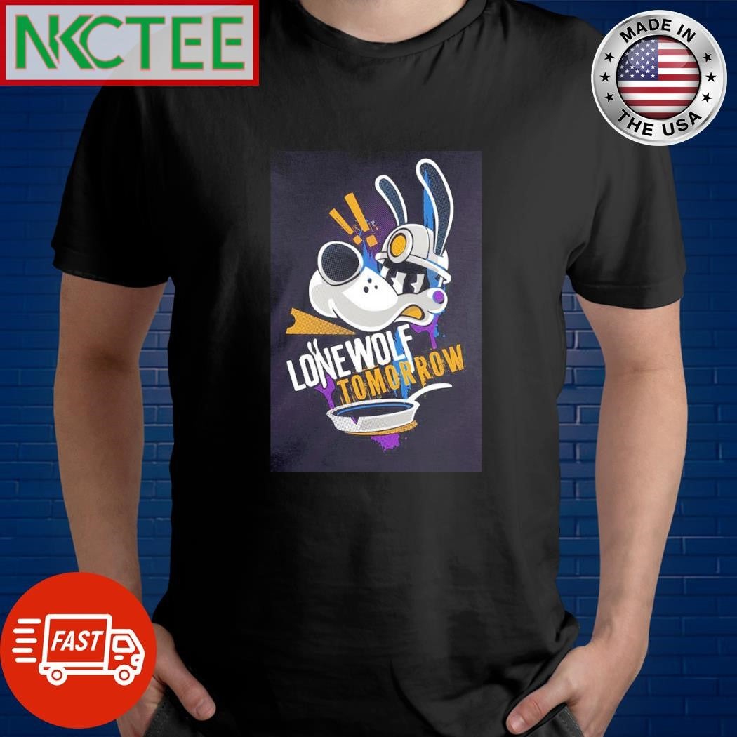 Lone Wolf Tomorrow paint shirt
