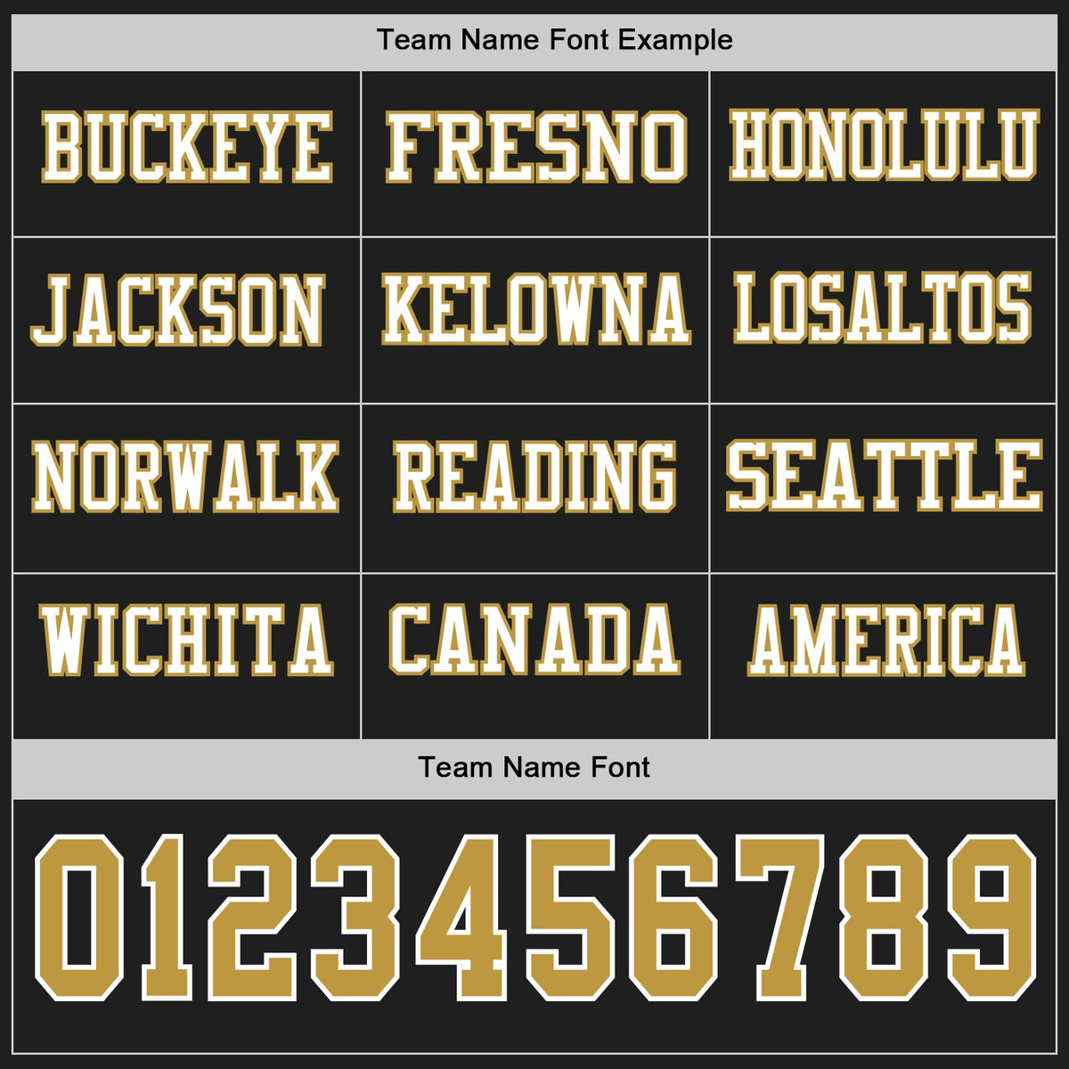 Custom Black Old Gold-White Long Sleeve Authentic Football Jersey