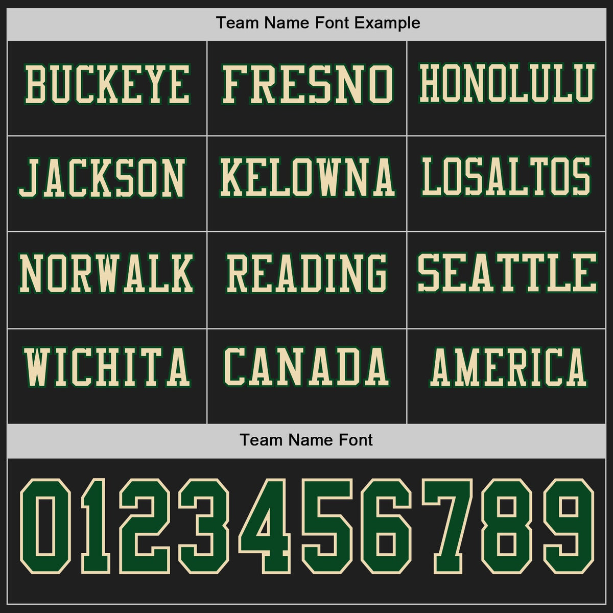 Custom Black Green-Cream Long Sleeve Authentic Football Jersey