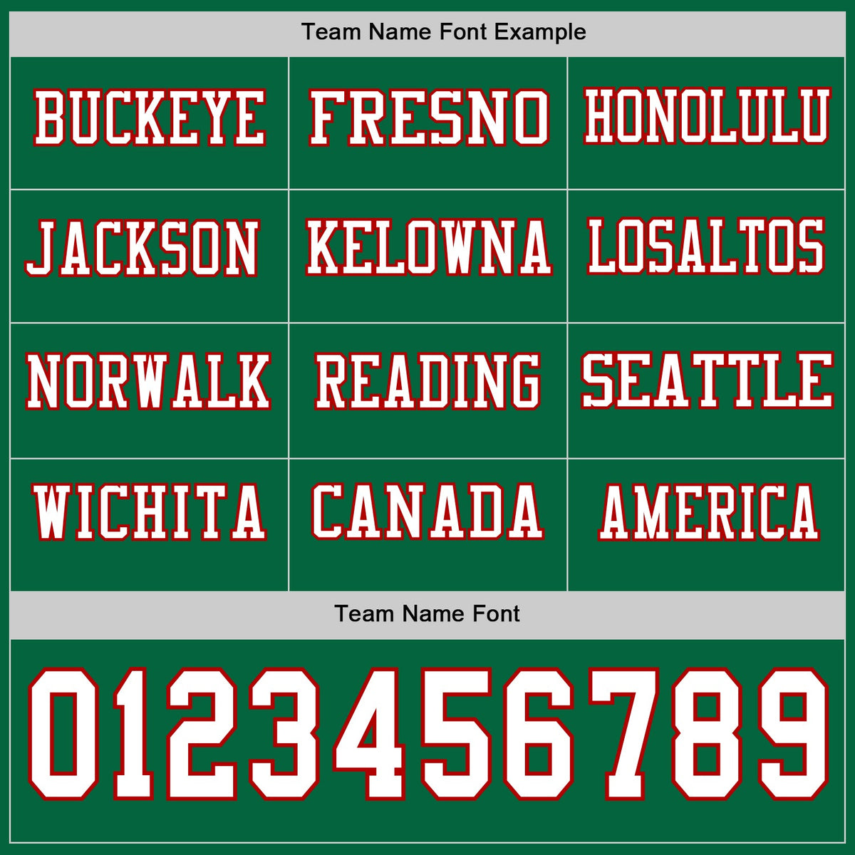 Custom Kelly Green White-Red Long Sleeve Authentic Football Jersey