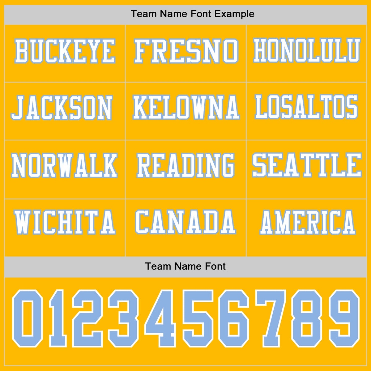 Custom Gold Light Blue-White Long Sleeve Authentic Football Jersey