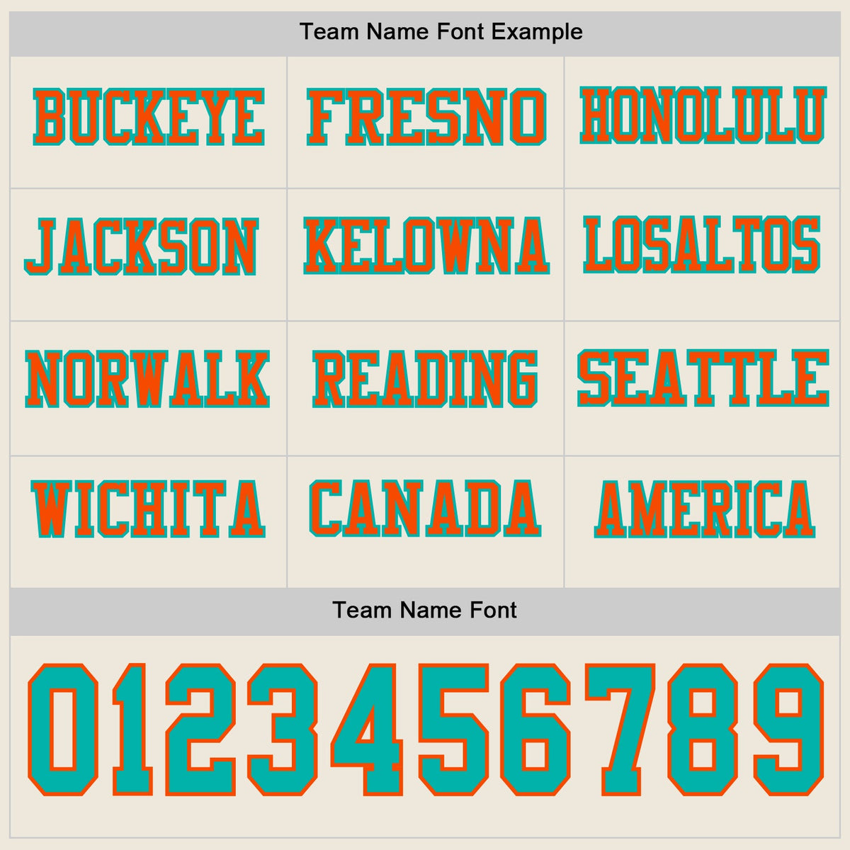 Custom Cream Aqua-Orange Long Sleeve Authentic Football Jersey