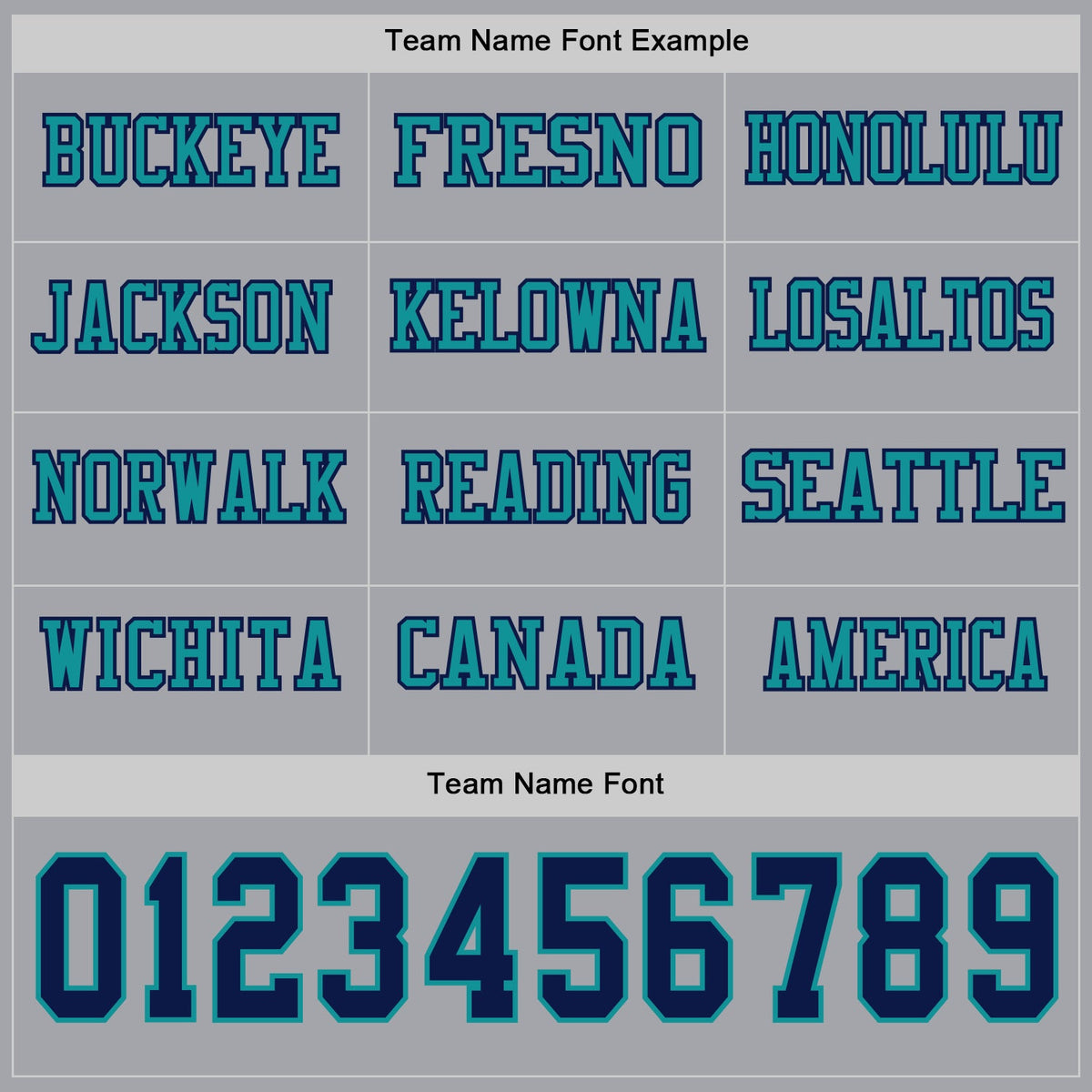 Custom Gray Navy-Teal Long Sleeve Authentic Football Jersey