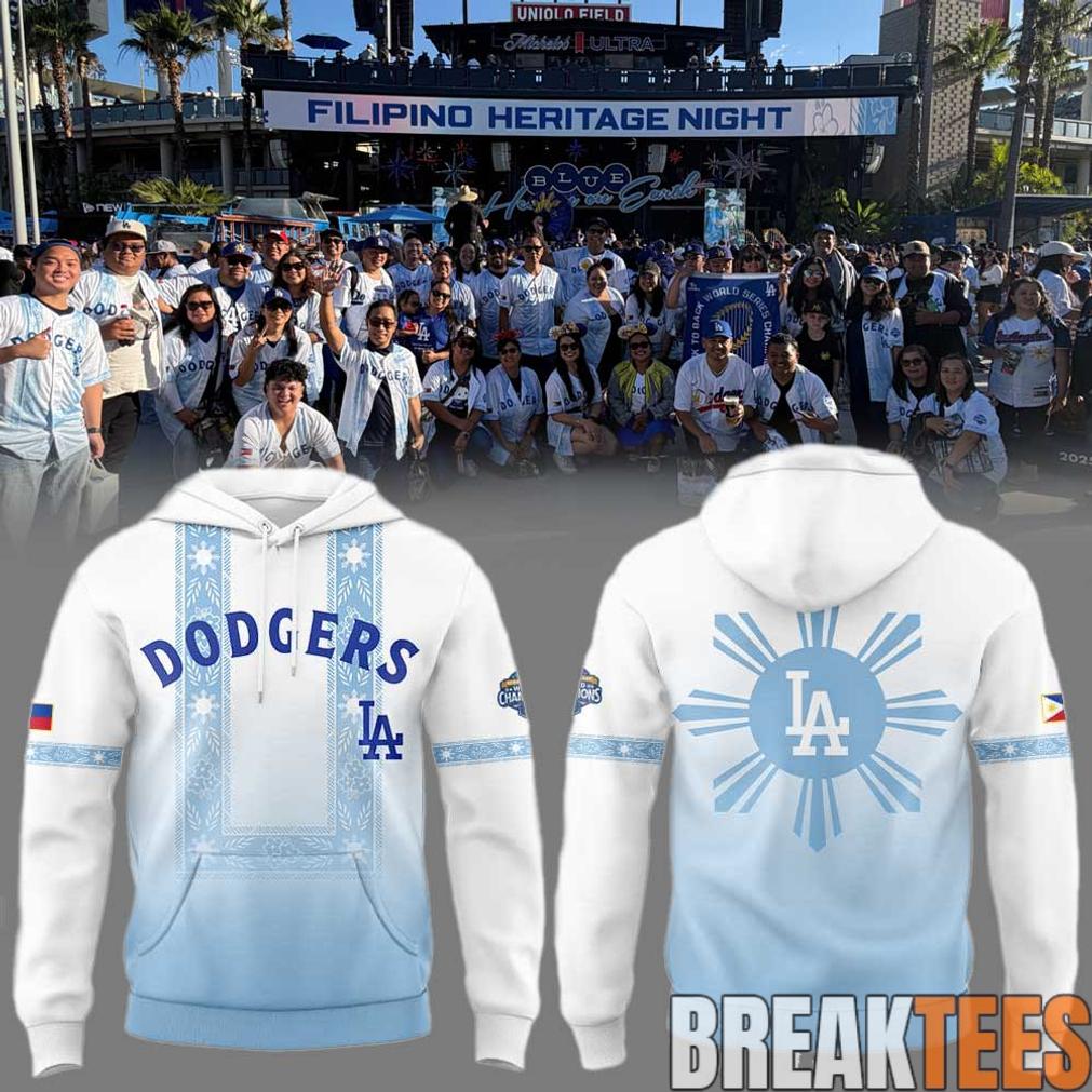 Los Angeles Dodgers Filipino Heritage Night 2026 Hoodie