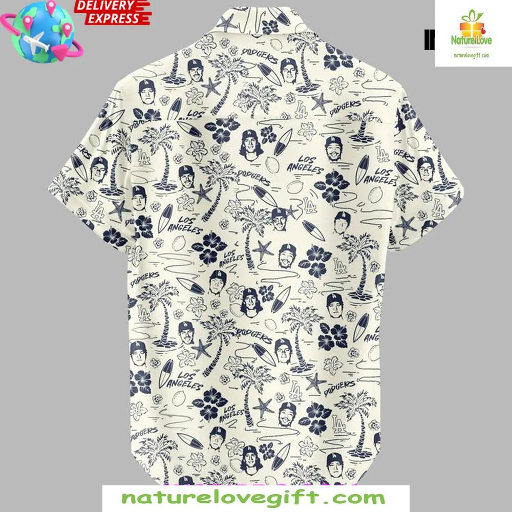 Los Angeles Dodgers Hawaiian Shirt Island Limited Design