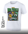 Los Angeles Lakers vs Boston Celtics 2008 NBA Finals dueling vintage shirt