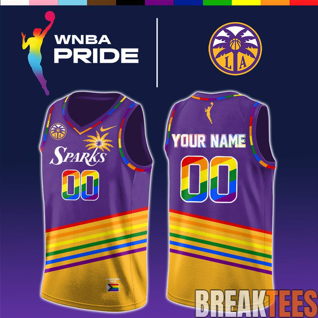 Los Angeles Sparks 2026 WNBA x Pride Day Limited Edition Jersey